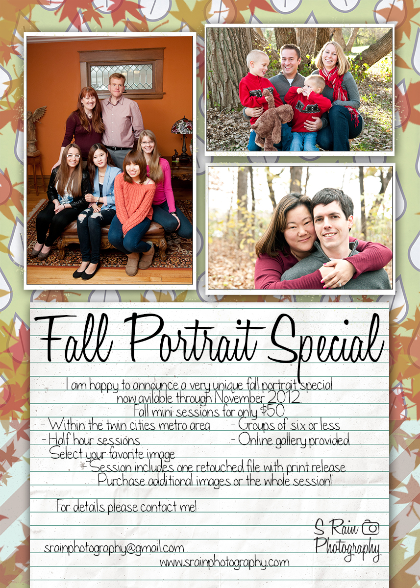 Fall Portrait Mini Sessions