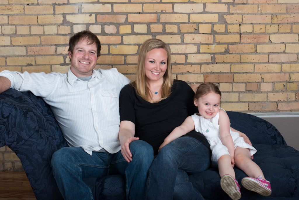 Angie and Marty's studio engagement session in Minneapolis, MN
