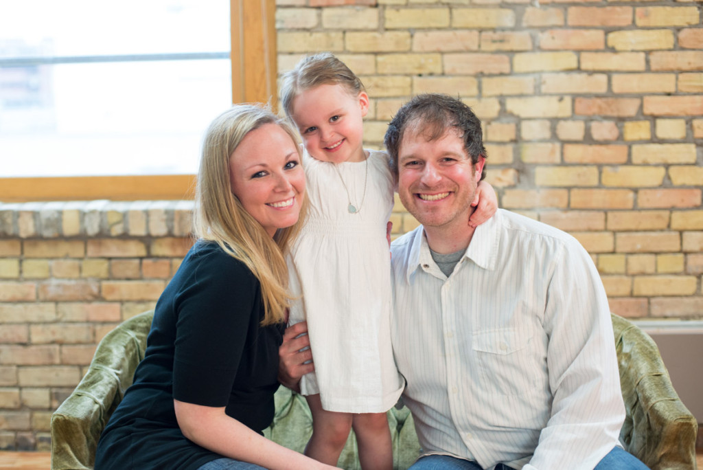 Angie and Marty's studio engagement session in Minneapolis, MN