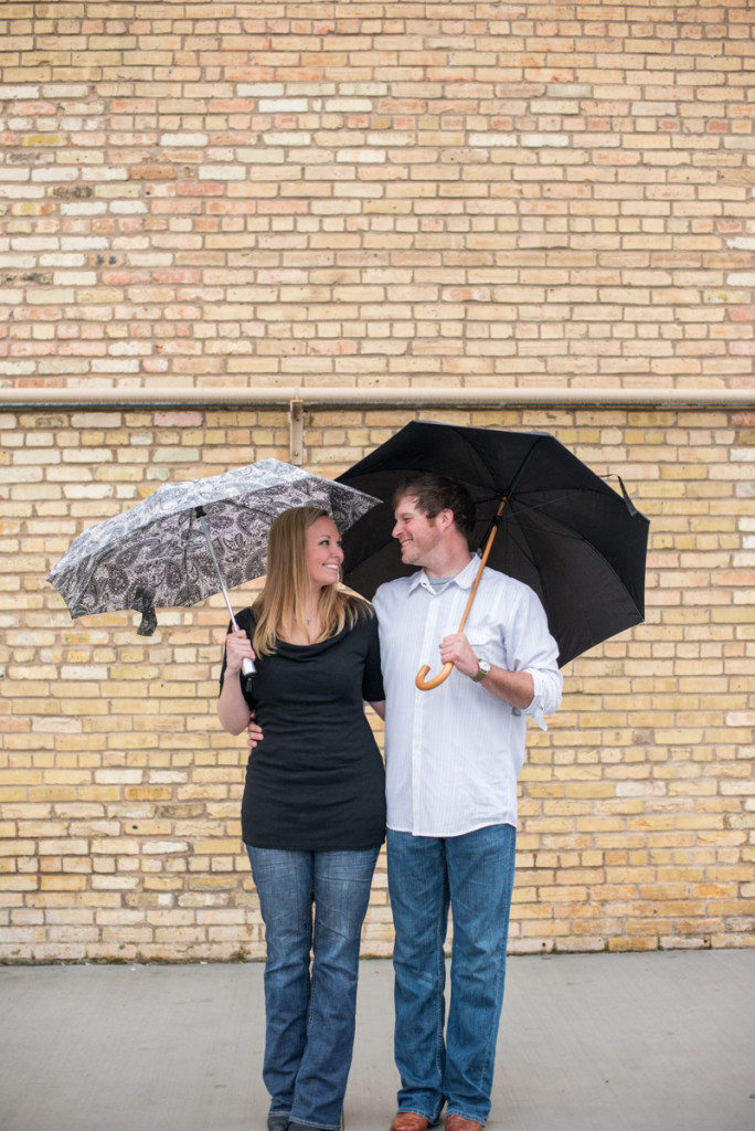 Angie and Marty's studio engagement session in Minneapolis, MN