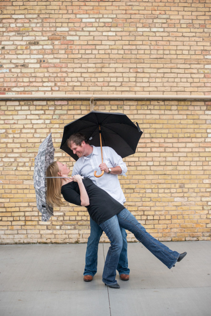 Angie and Marty's studio engagement session in Minneapolis, MN