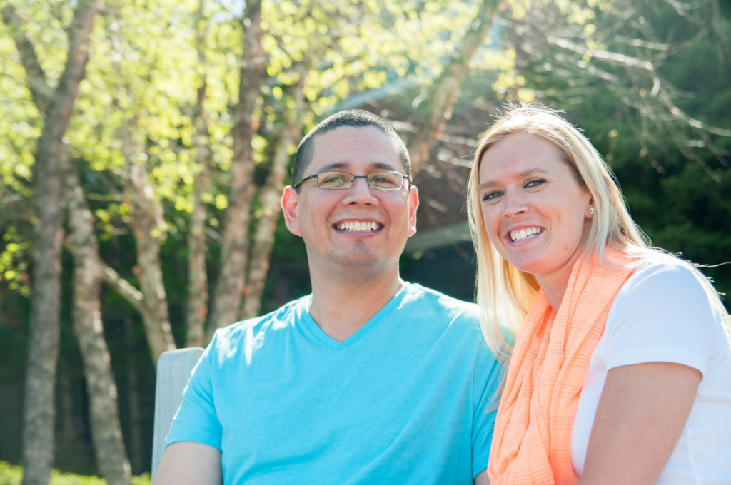 Michelle and Mike's spring engagement at Centennial Lakes in Edina, MN