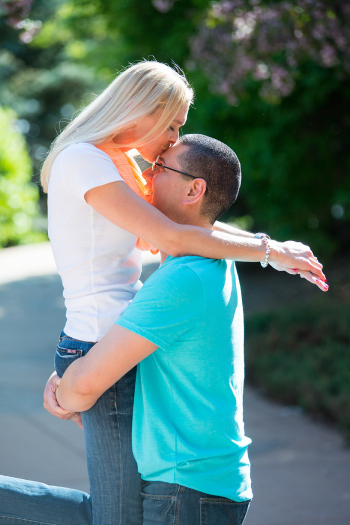 Michelle and Mike's spring engagement at Centennial Lakes in Edina, MN