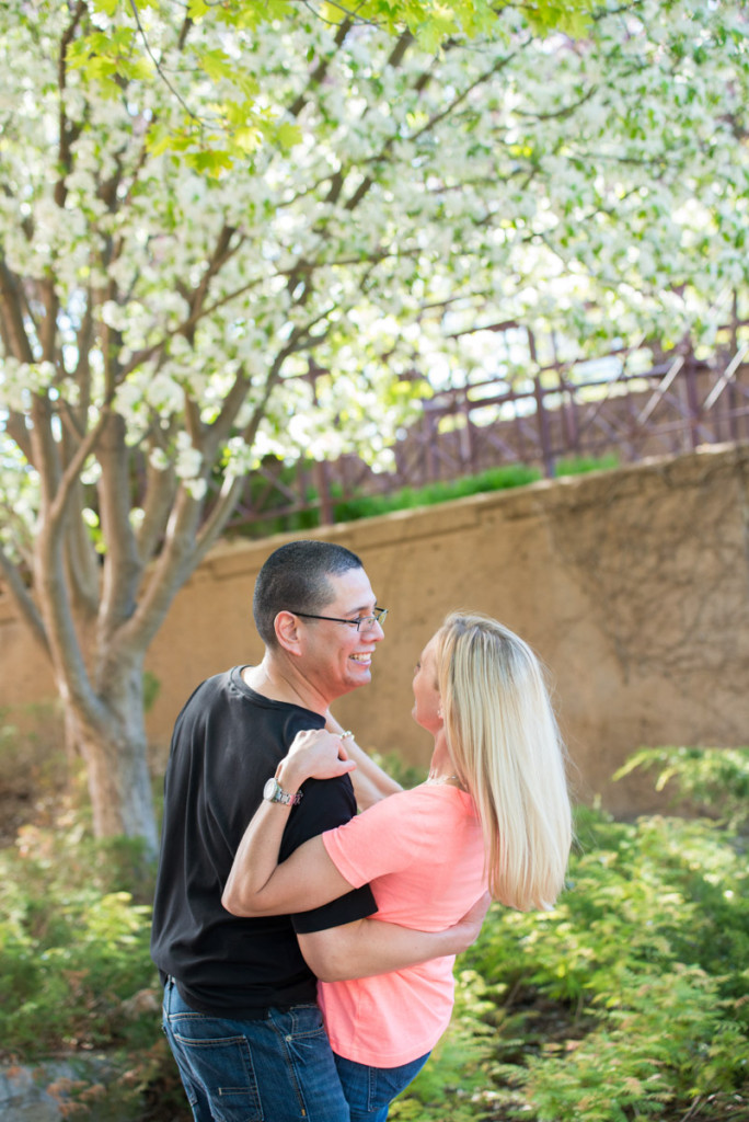 Michelle and Mike's spring engagement at Centennial Lakes in Edina, MN