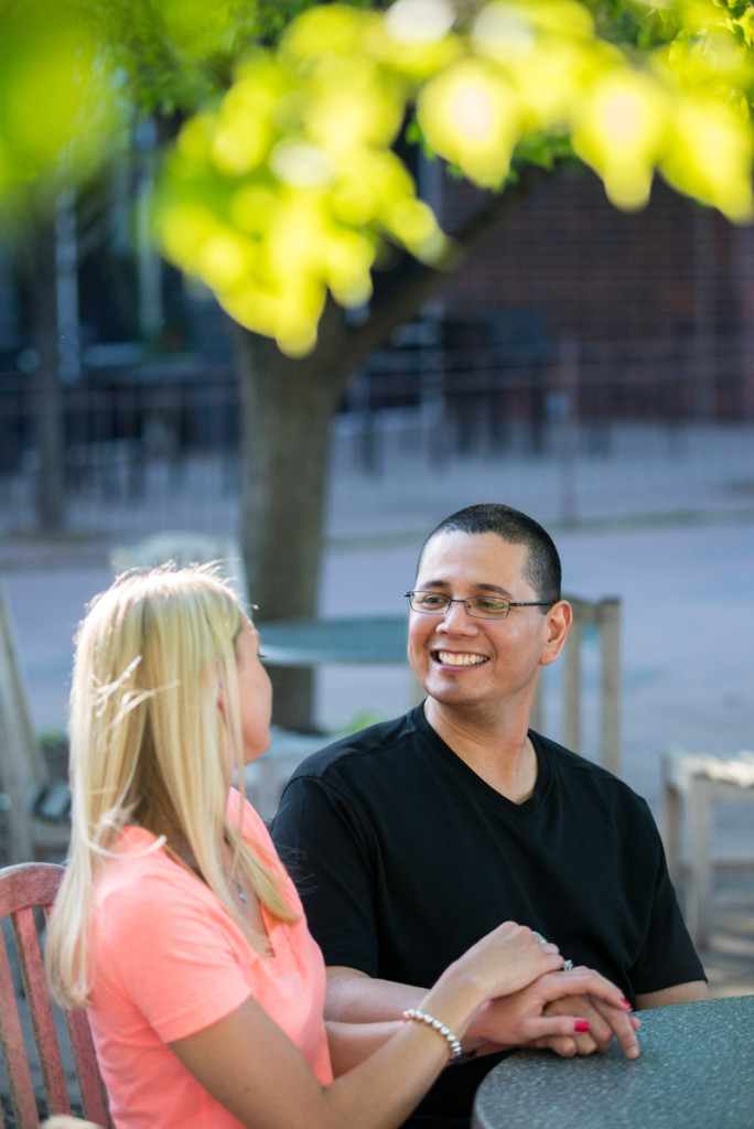 Michelle and Mike's spring engagement at Centennial Lakes in Edina, MN