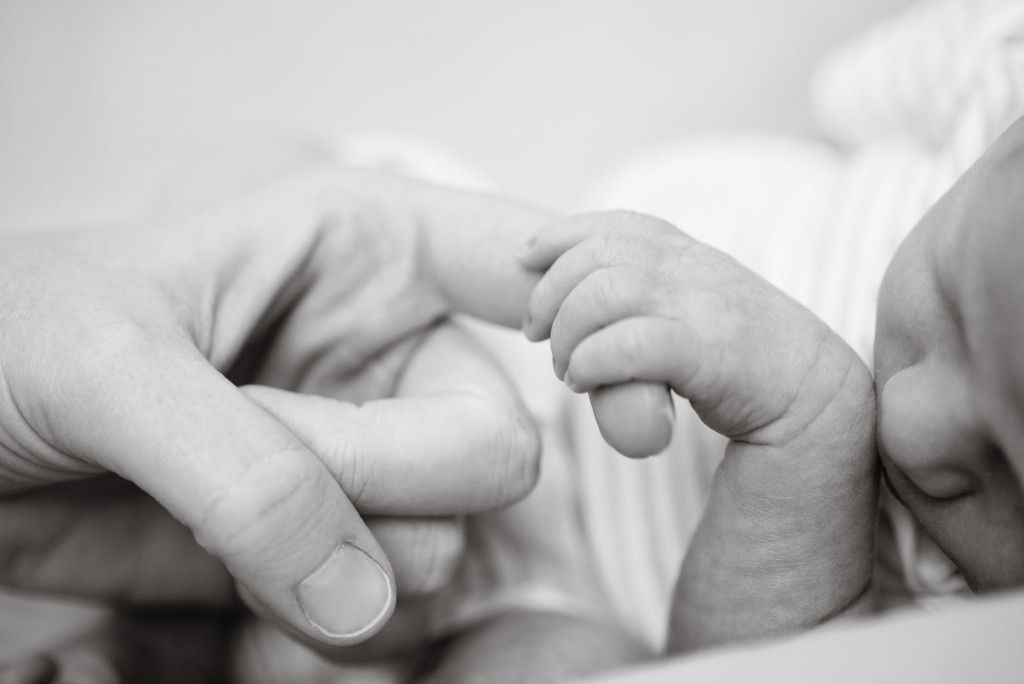 Nathaniel's newborn portrait session at the studio in Minneapolis, MN