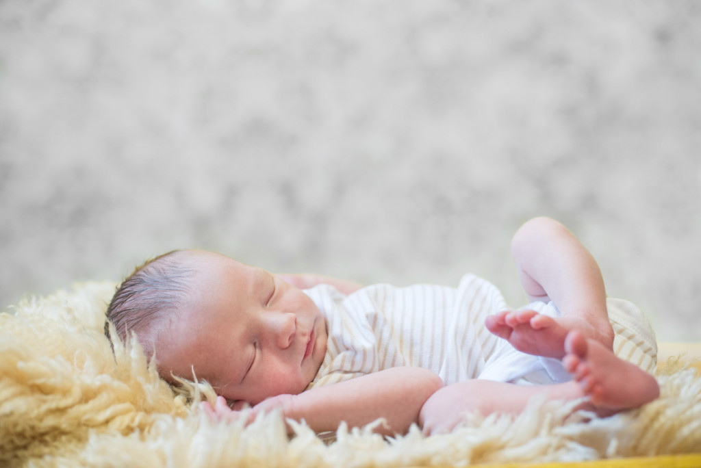 Nathaniel's newborn portrait session at the studio in Minneapolis, MN