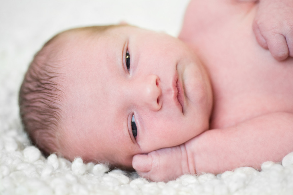 Nathaniel's newborn portrait session at the studio in Minneapolis, MN