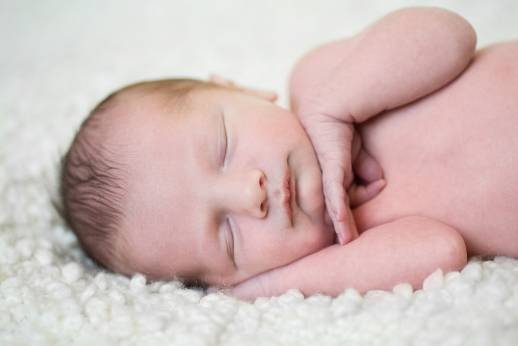 Nathaniel's newborn portrait session at the studio in Minneapolis, MN