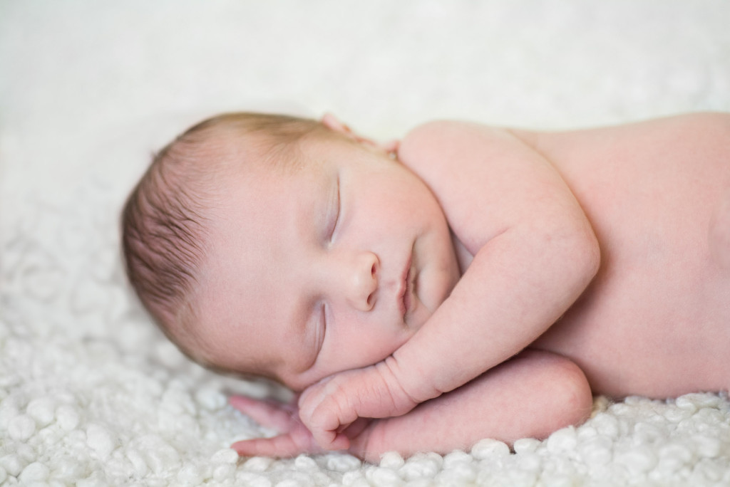 Nathaniel's newborn portrait session at the studio in Minneapolis, MN