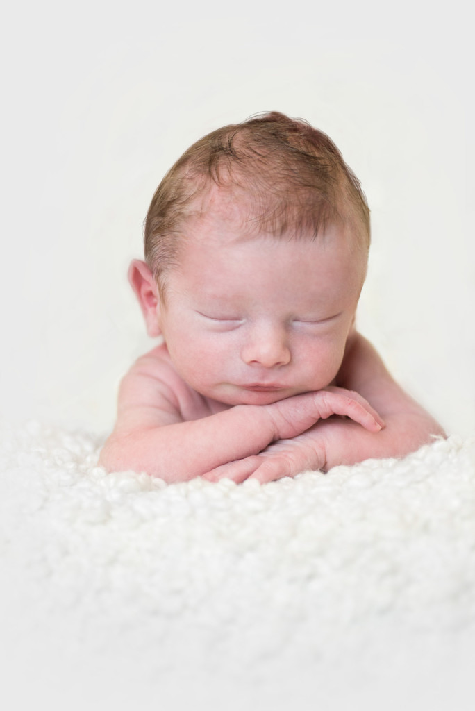 Nathaniel's newborn portrait session at the studio in Minneapolis, MN