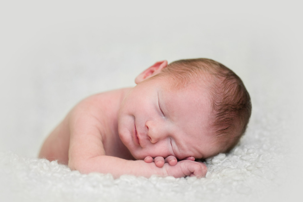 Nathaniel's newborn portrait session at the studio in Minneapolis, MN