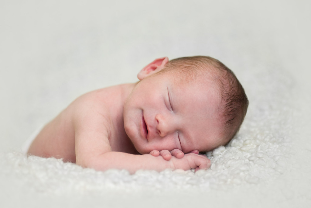 Nathaniel's newborn portrait session at the studio in Minneapolis, MN