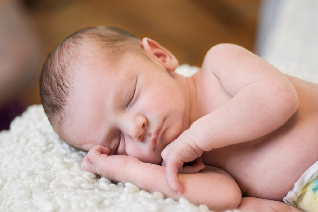 Nathaniel's newborn portrait session at the studio in Minneapolis, MN