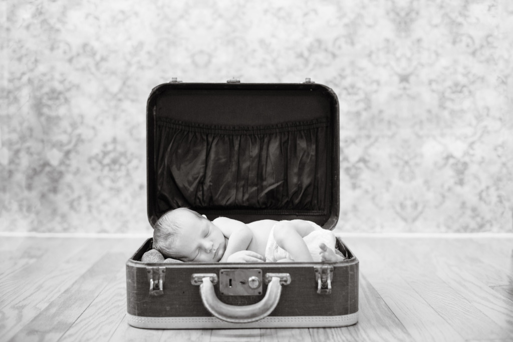 Nathaniel's newborn portrait session at the studio in Minneapolis, MN
