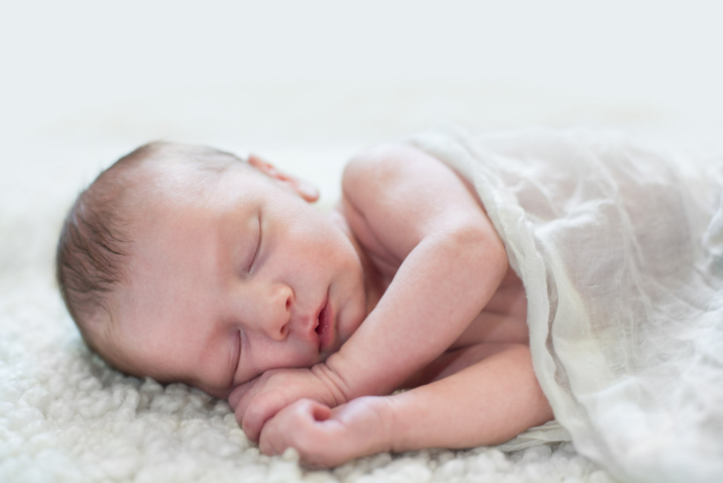 Nathaniel's newborn portrait session at the studio in Minneapolis, MN