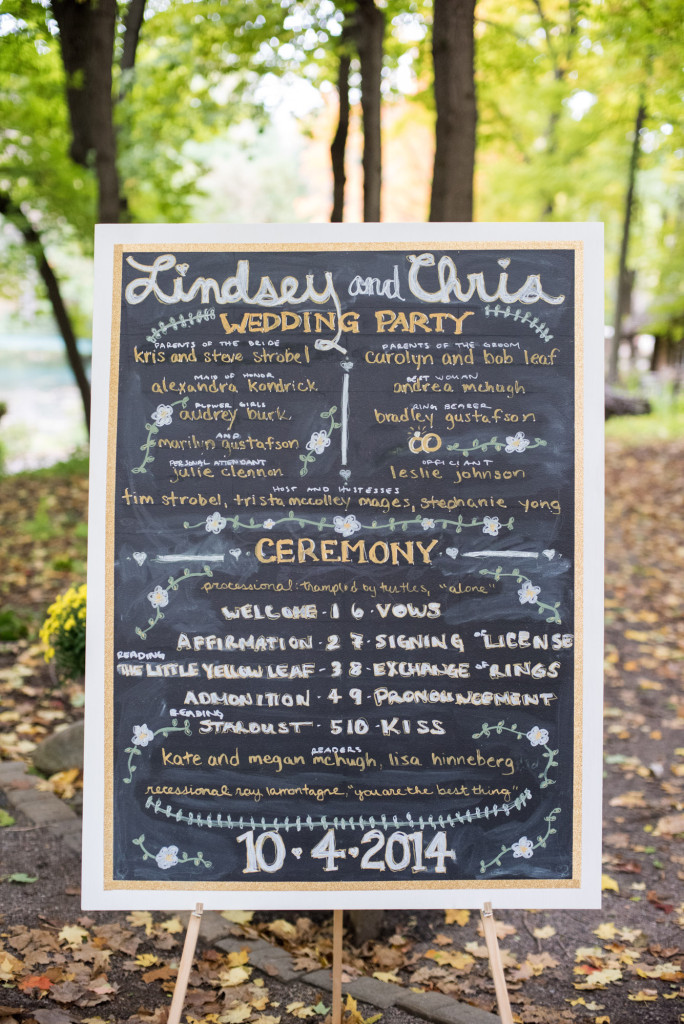 Lindsey and Chris's unicorn themed fall wedding in MN