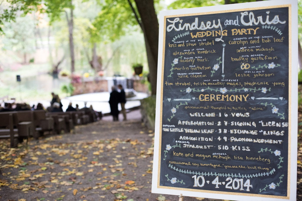 Lindsey and Chris's unicorn themed fall wedding in MN