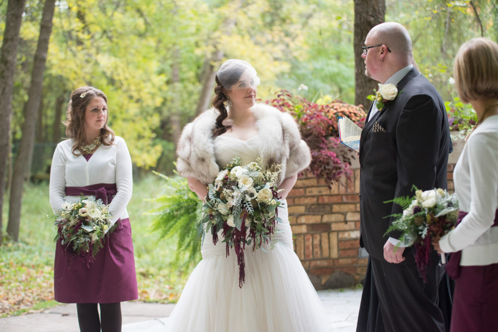 Lindsey and Chris's unicorn themed fall wedding in MN
