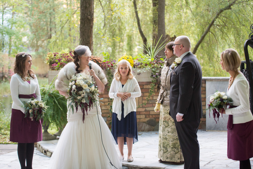 Lindsey and Chris's unicorn themed fall wedding in MN