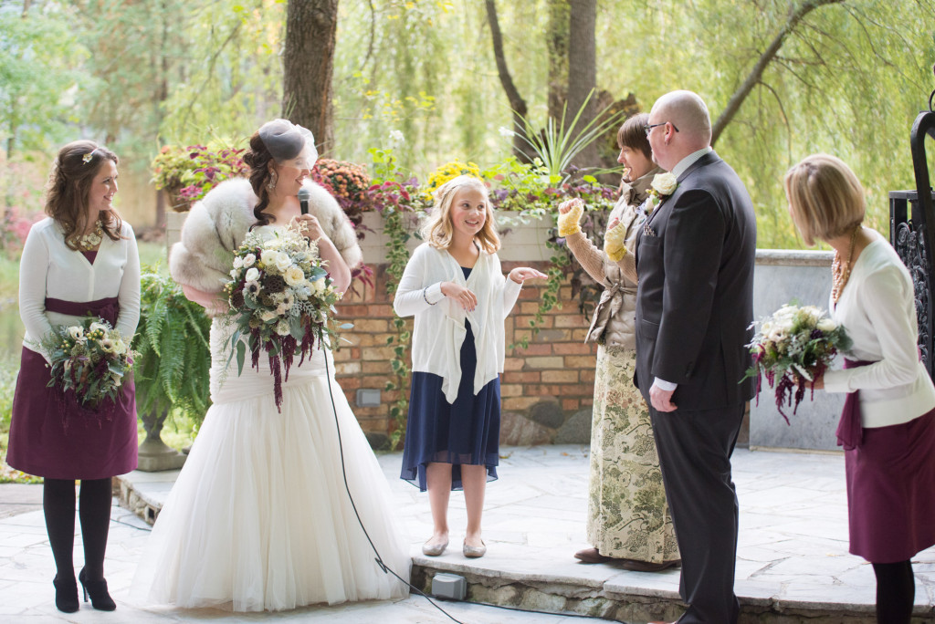 Lindsey and Chris's unicorn themed fall wedding in MN