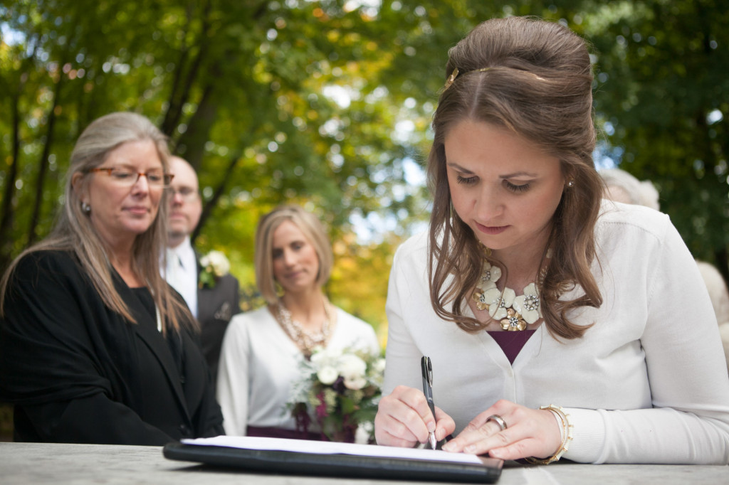 Lindsey and Chris's unicorn themed fall wedding in MN