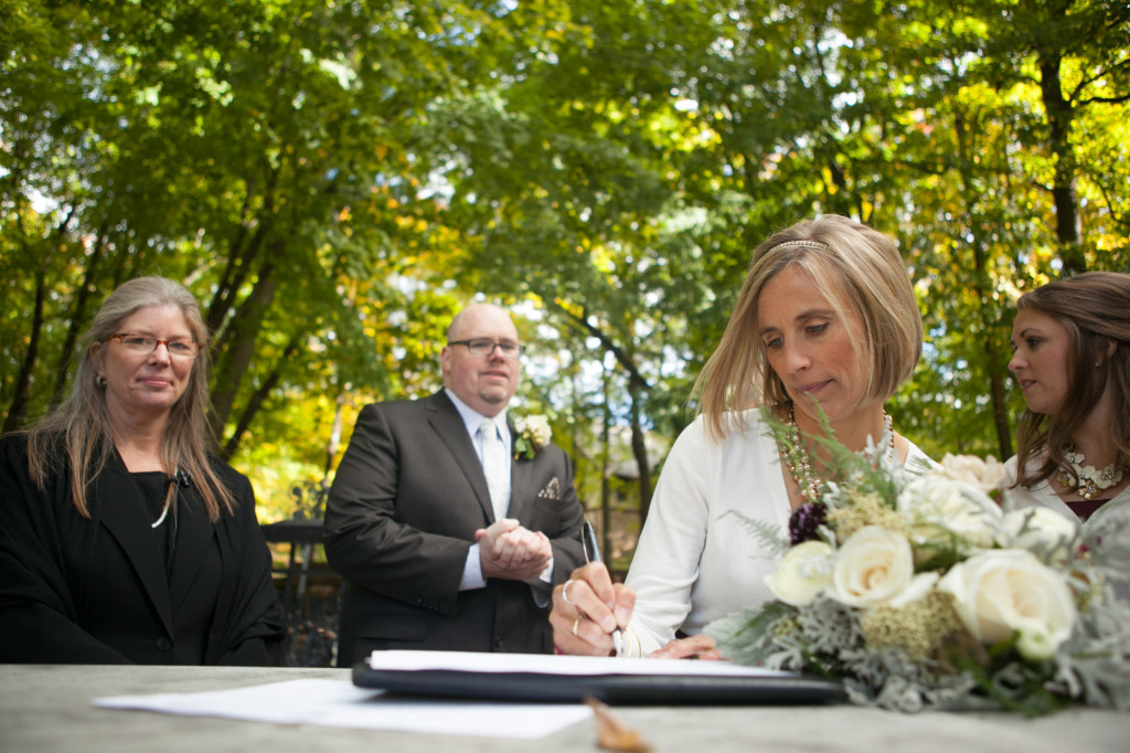 Lindsey and Chris's unicorn themed fall wedding in MN