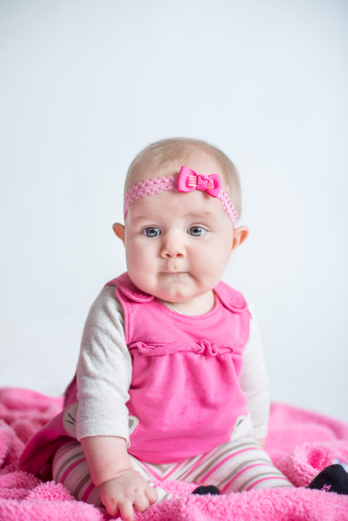 Annika's 6 month portraits at the studio