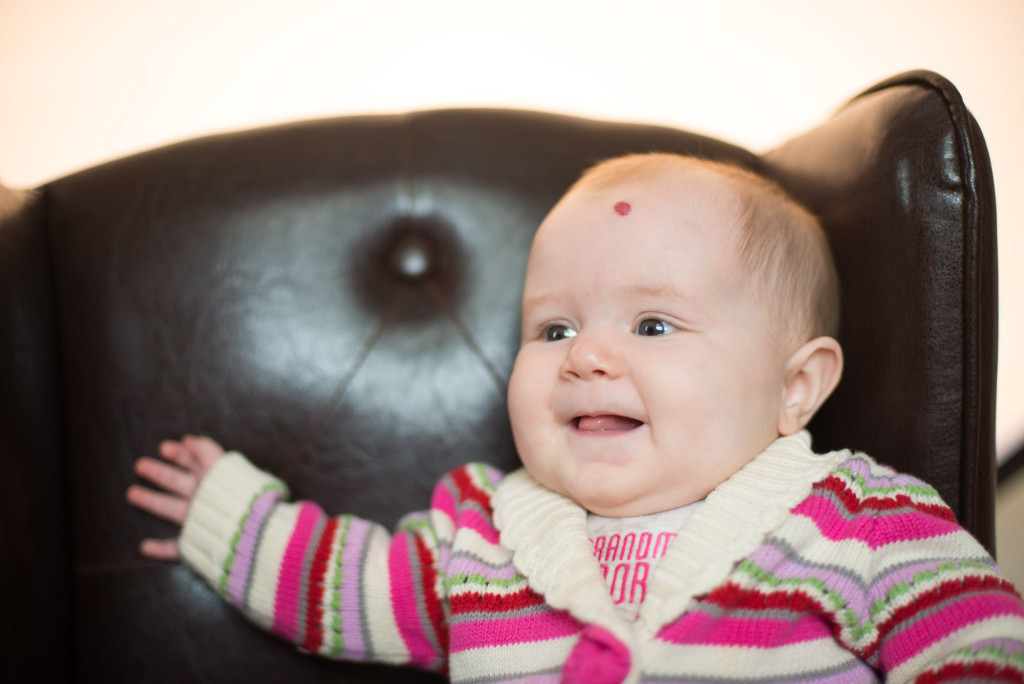 Annika's 6 month portraits at the studio