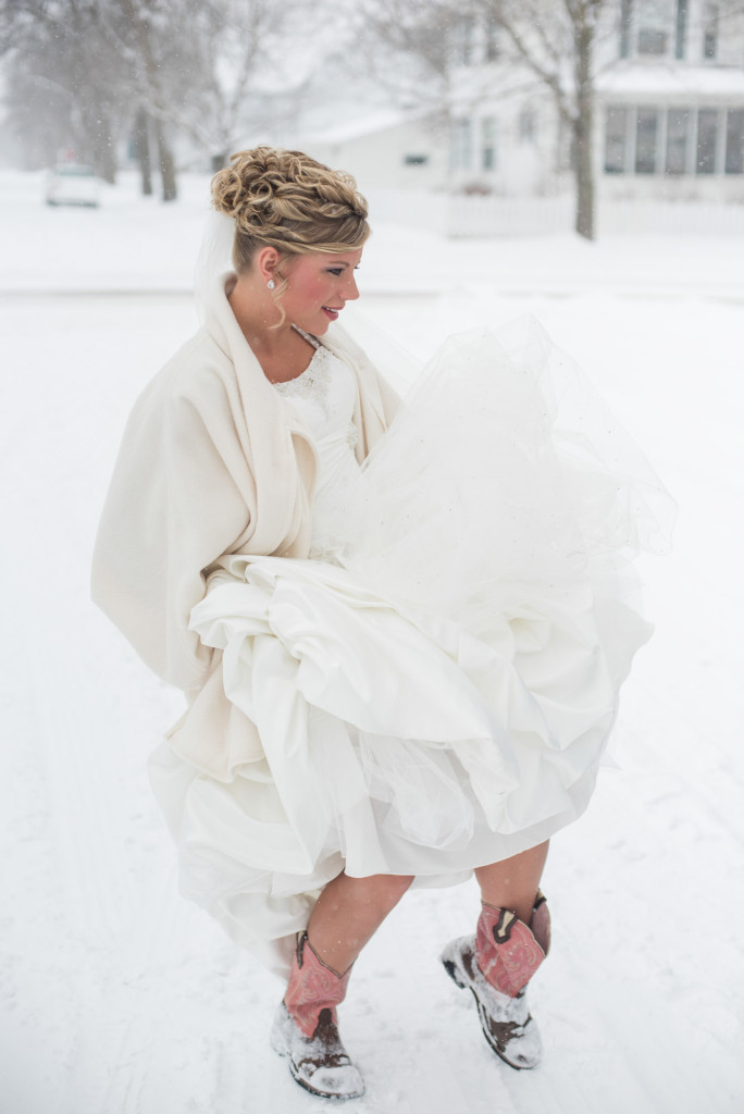 Shelby and Mark's winter wedding from Hendricks, MN to Brookings, SD