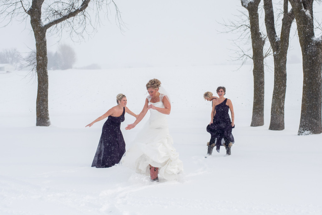 Shelby and Mark's winter wedding from Hendricks, MN to Brookings, SD