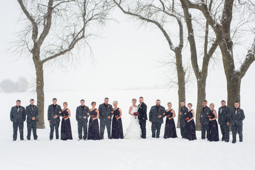 Shelby and Mark's winter wedding from Hendricks, MN to Brookings, SD