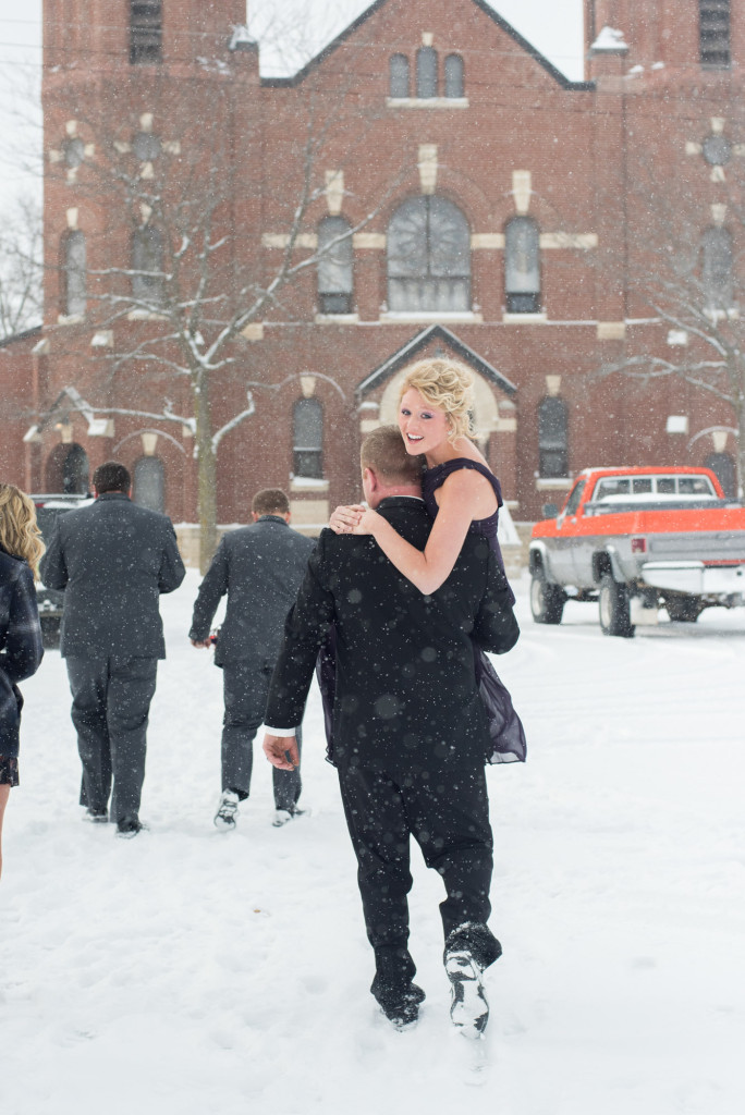 Shelby and Mark's winter wedding from Hendricks, MN to Brookings, SD