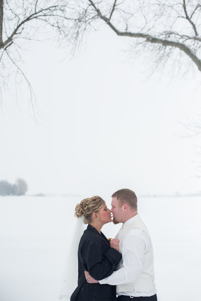 Shelby and Mark's winter wedding from Hendricks, MN to Brookings, SD