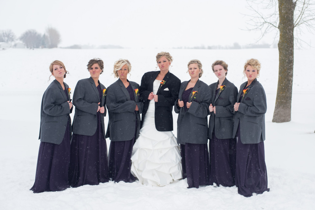 Shelby and Mark's winter wedding from Hendricks, MN to Brookings, SD