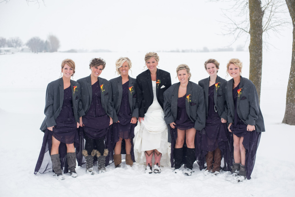 Shelby and Mark's winter wedding from Hendricks, MN to Brookings, SD