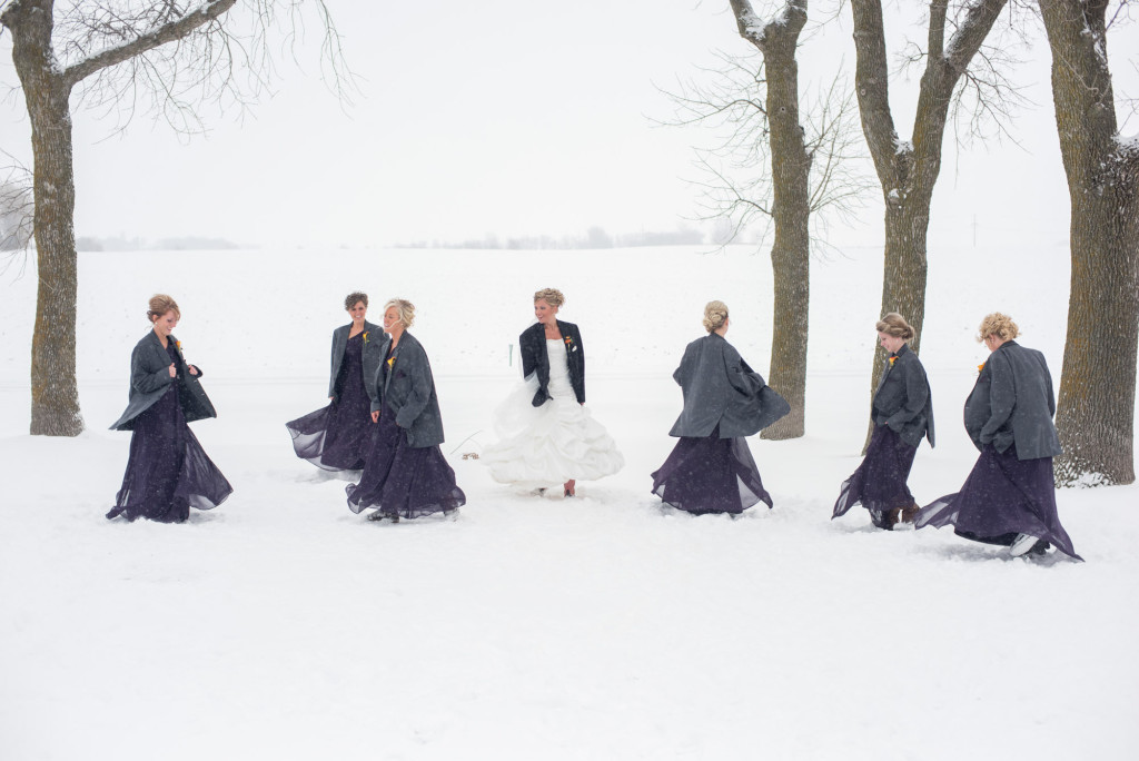 Shelby and Mark's winter wedding from Hendricks, MN to Brookings, SD