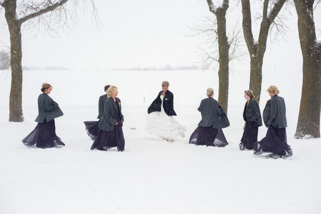 Shelby and Mark's winter wedding from Hendricks, MN to Brookings, SD
