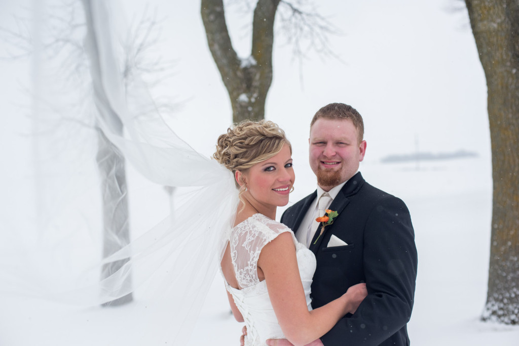 Shelby and Mark's winter wedding from Hendricks, MN to Brookings, SD