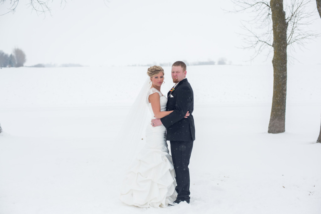 Shelby and Mark's winter wedding from Hendricks, MN to Brookings, SD