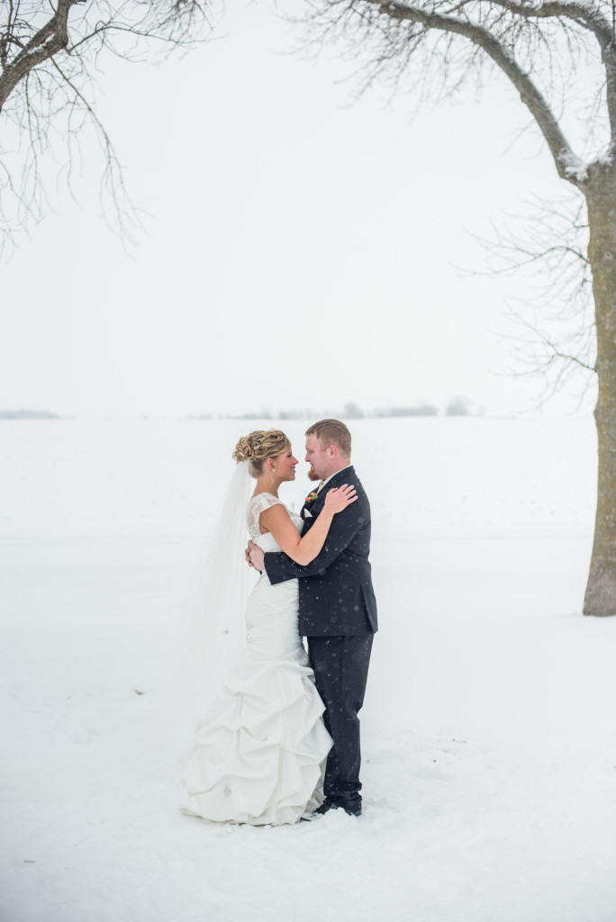 Shelby and Mark's winter wedding from Hendricks, MN to Brookings, SD