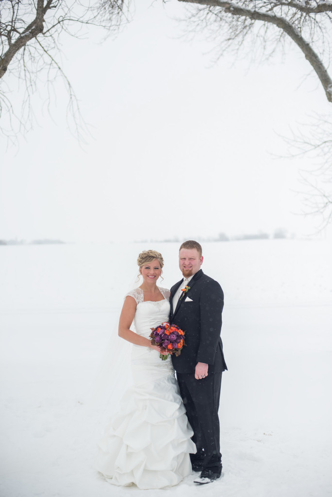 Shelby and Mark's winter wedding from Hendricks, MN to Brookings, SD