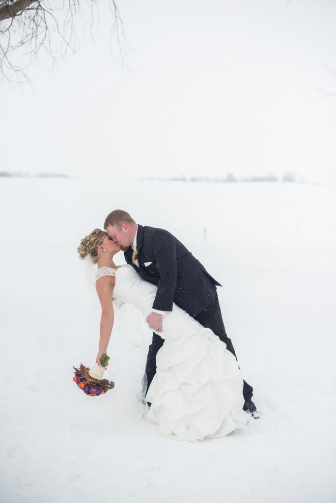 Shelby and Mark's winter wedding from Hendricks, MN to Brookings, SD