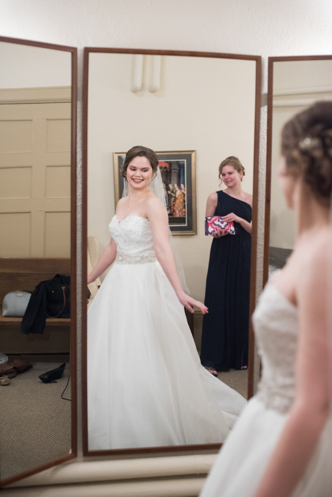 Christine and Ryan's winter wedding at St. Thomas More Church and Prestwick Golf Course