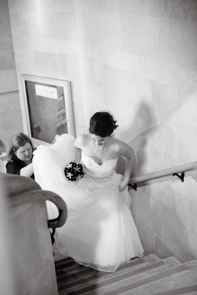 Christine and Ryan's winter wedding at St. Thomas More Church and Prestwick Golf Course