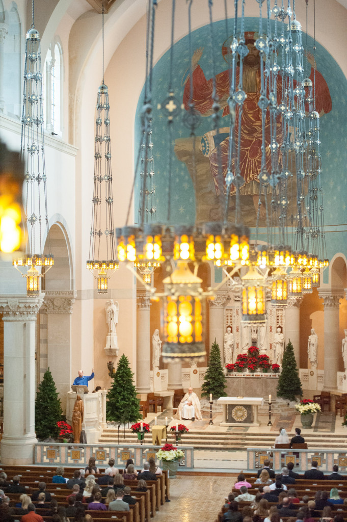 Christine and Ryan's winter wedding at St. Thomas More Church and Prestwick Golf Course
