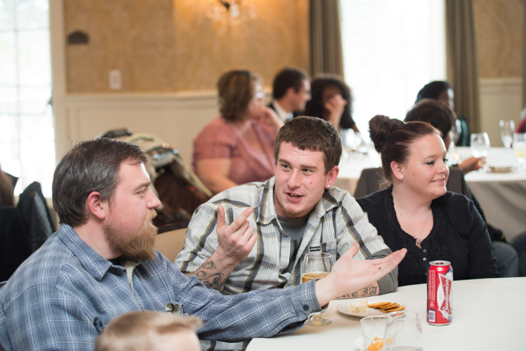 Christine and Ryan's winter wedding at St. Thomas More Church and Prestwick Golf Course