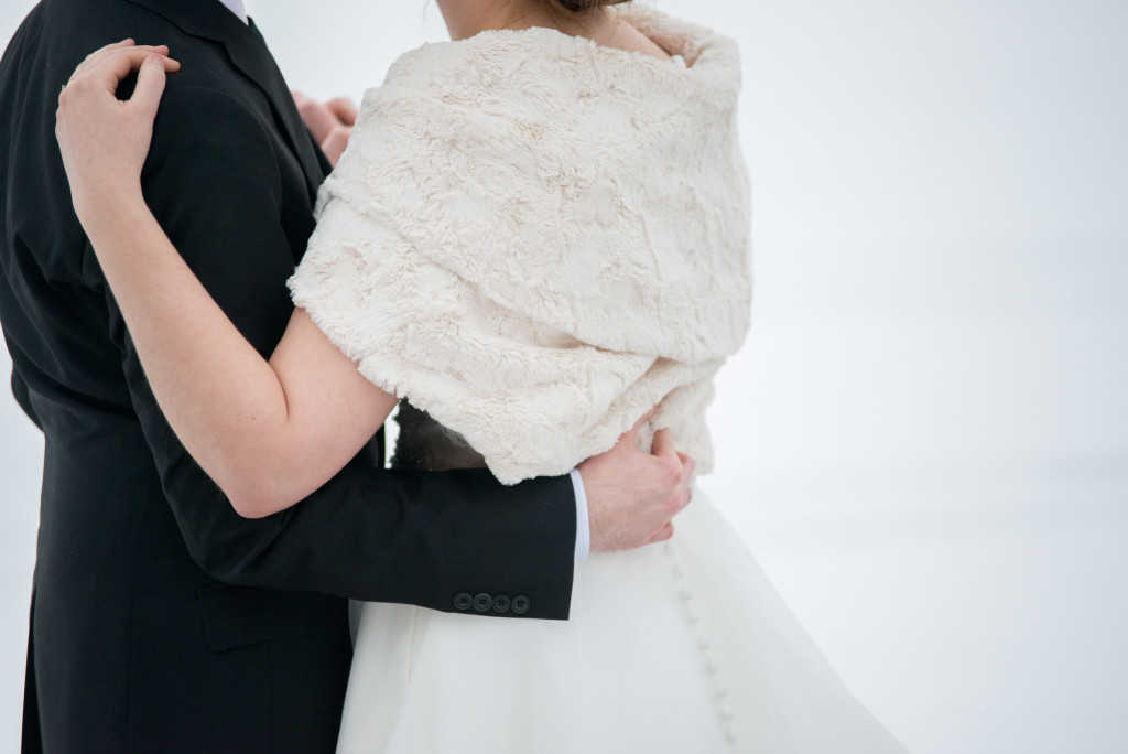 Christine and Ryan's winter wedding at St. Thomas More Church and Prestwick Golf Course