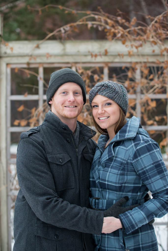 Michelle and Cody's winter engagement session at Centennial Lakes Park in Edina, MN