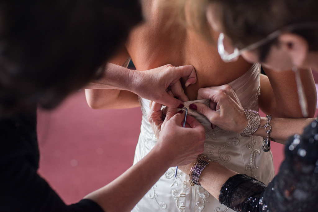 Sarah and Dan's winter wedding in Northfield, MN at the Grand Event Center